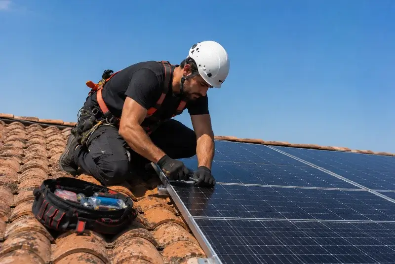 Maintenance et monitoring de panneaux solaires à Marcy