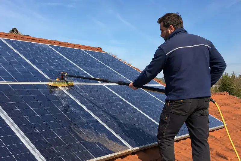 Nettoyage et entretien de panneaux solaires à Marcy